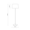 MAJA white podłogowa 2919 TK Lighting