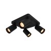 NESTO black IV SPL-23436-4S-BK Italux