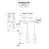 MANACOR III LP-232/3L BK