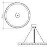 ANGULAR QN-ANGULAR-RING-LED-80-TEAK