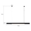 CALI LED CCT LP-1301/1P L BK Smart