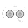 PALMAS nickel QN-PALMAS-2W-PN