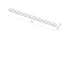 UT-LVM MINI LINE LED 18W black 3000K 11308 Nowodvorski Lighting