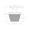 DUBLIN chrome QZ-DUBLIN-SF-PC Quoizel