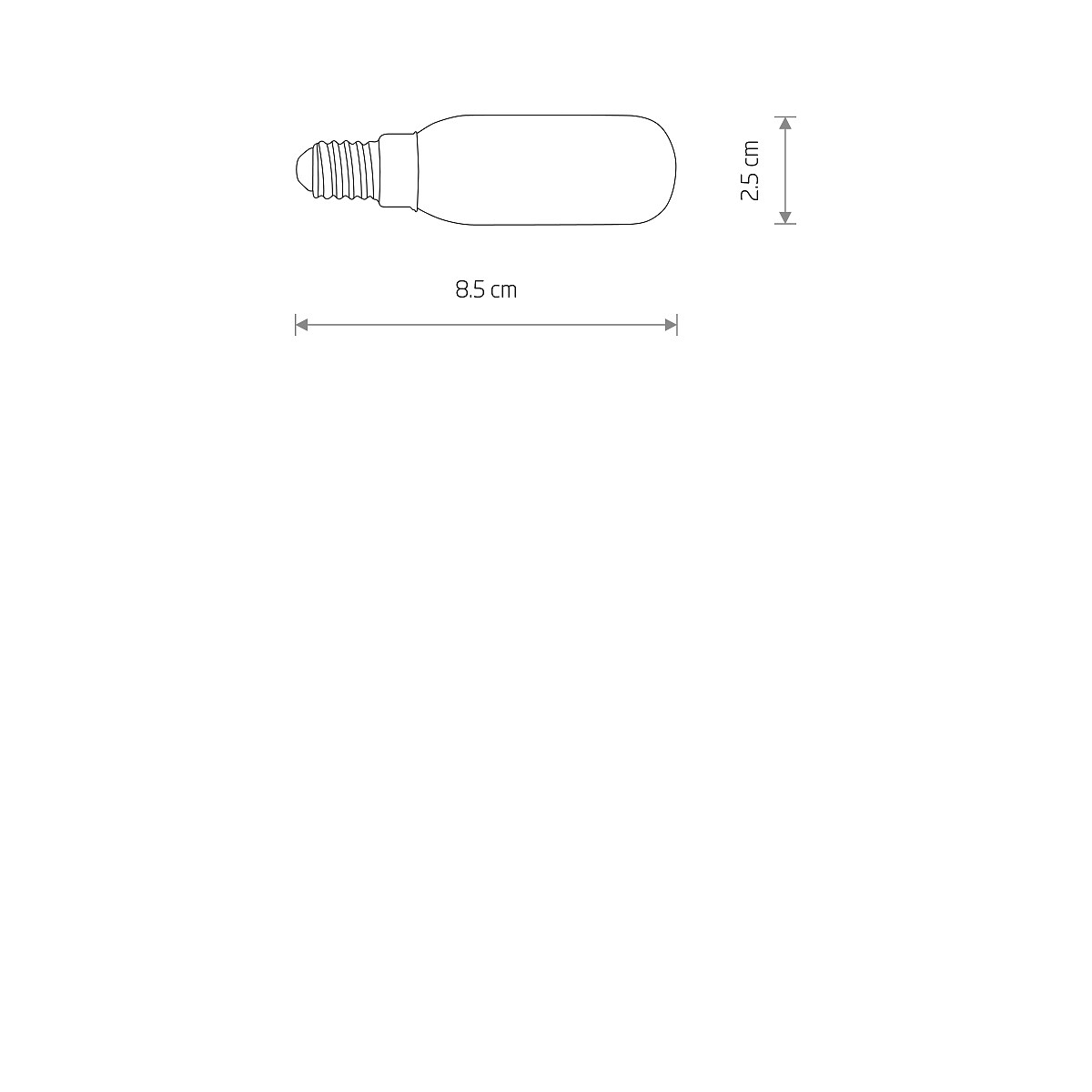 BULB LED E14 T25 4W 3000K 11525 Nowodvorski Lighting