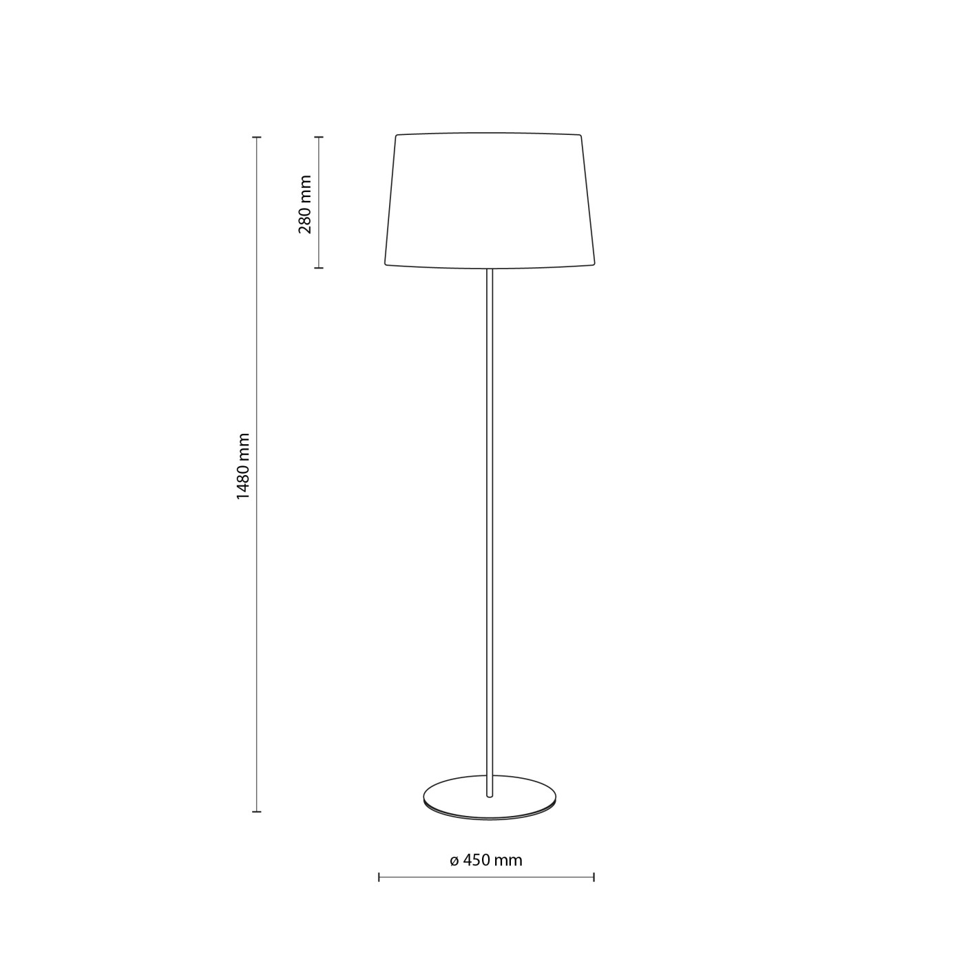 MAJA white podłogowa 2919 TK Lighting