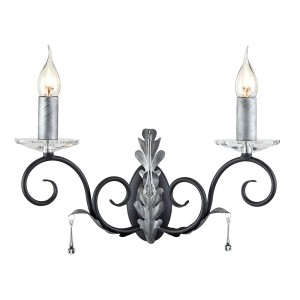 AMARILLI black and silver AML2-BLK-SILVER Elstead Lighting