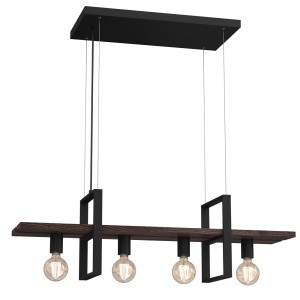 SHELF black-dark wood 426 Luminex