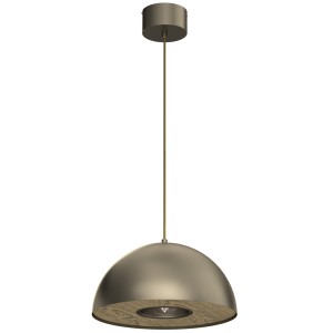 ELGUND titanium gold-wood decor 35 4532 Luminex