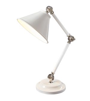 PROVENCE white and polished nickel PV-ELEMENT-WPN Elstead Lighting