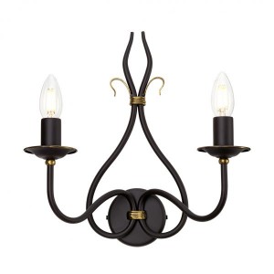 WINDEMERE rust and gold WM2 Elstead Lighting