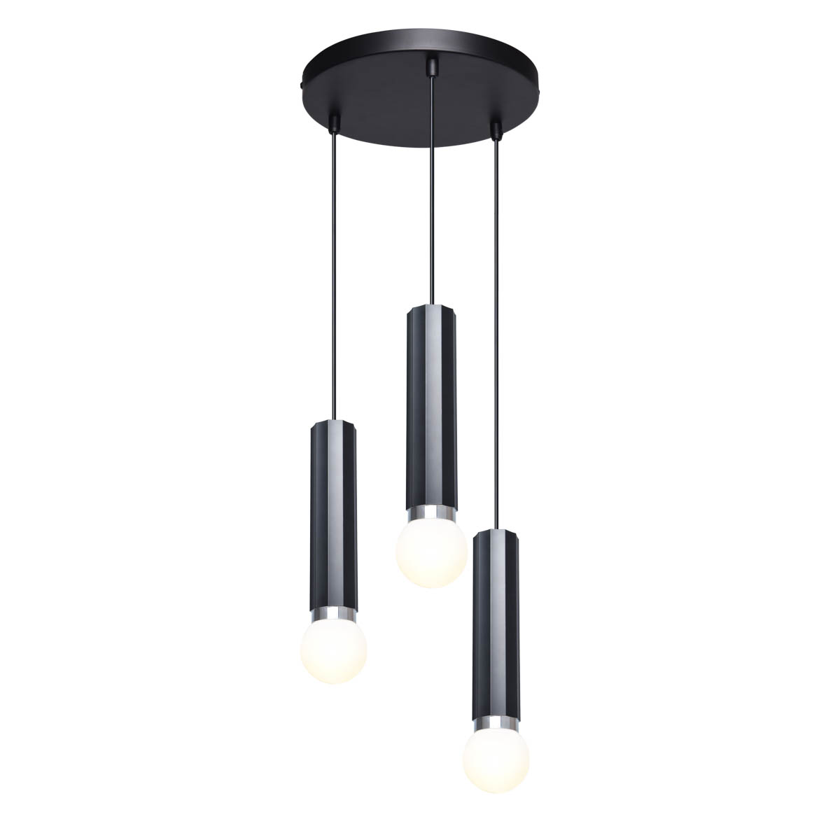 MACERA black III PND-33849-3R-BK Italux