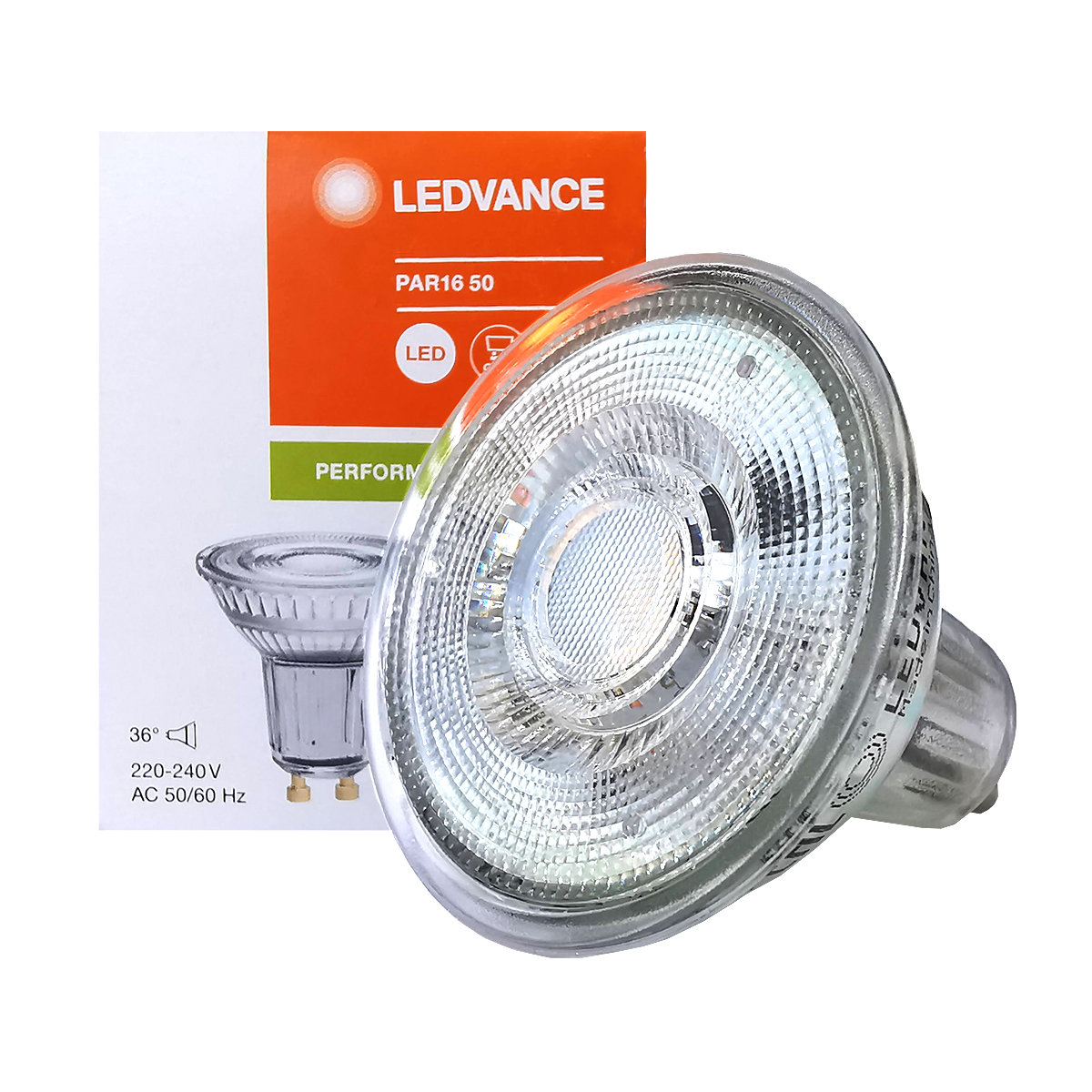 PARATHOM LED GU10 4.3W Par16 4000K 36 8010