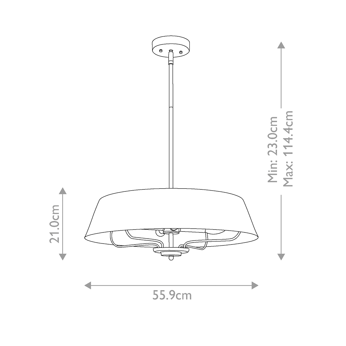 LUELLA brass KL-LUELLA-4P-BNB Kichler