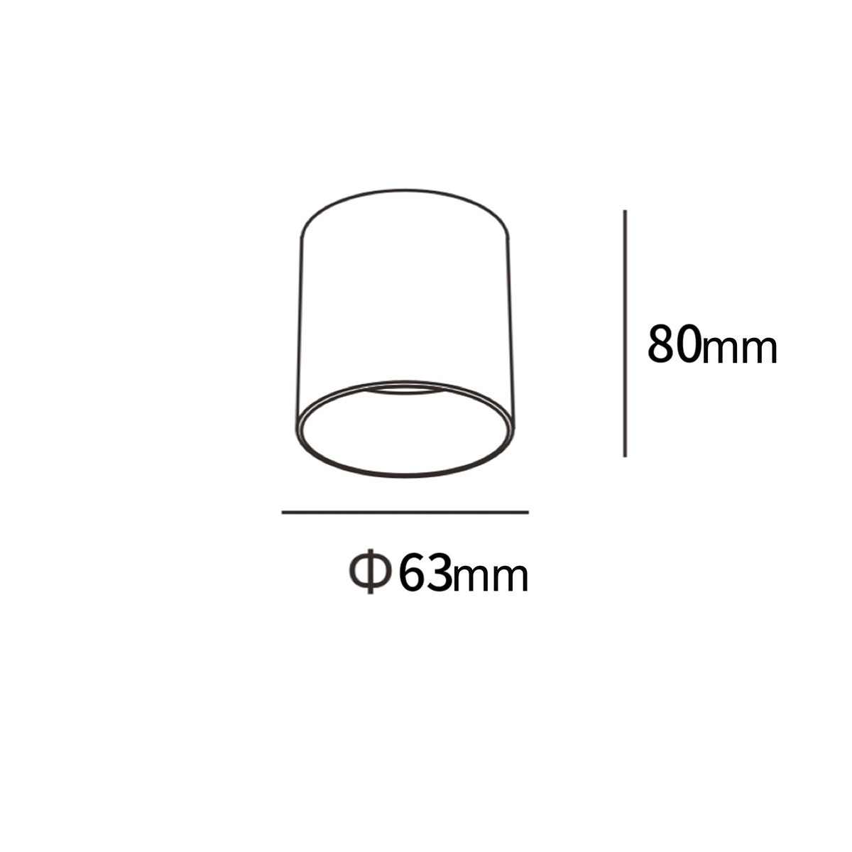 TOM LED CCT white LP-4848/1RM WH