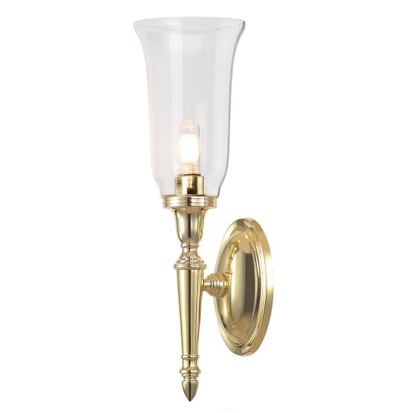 DRYDEN LED polished brass BATH-DRYDEN2-PB Elstead Lighting