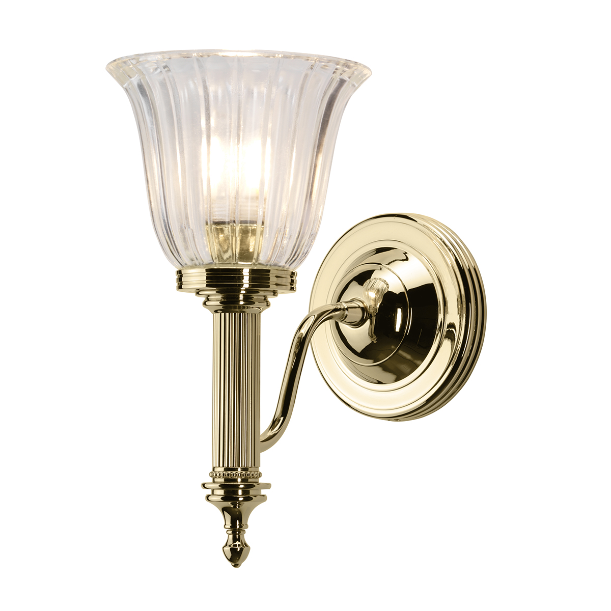 CARROLL LED polished brass BATH-CARROLL1-PB Elstead Lighting