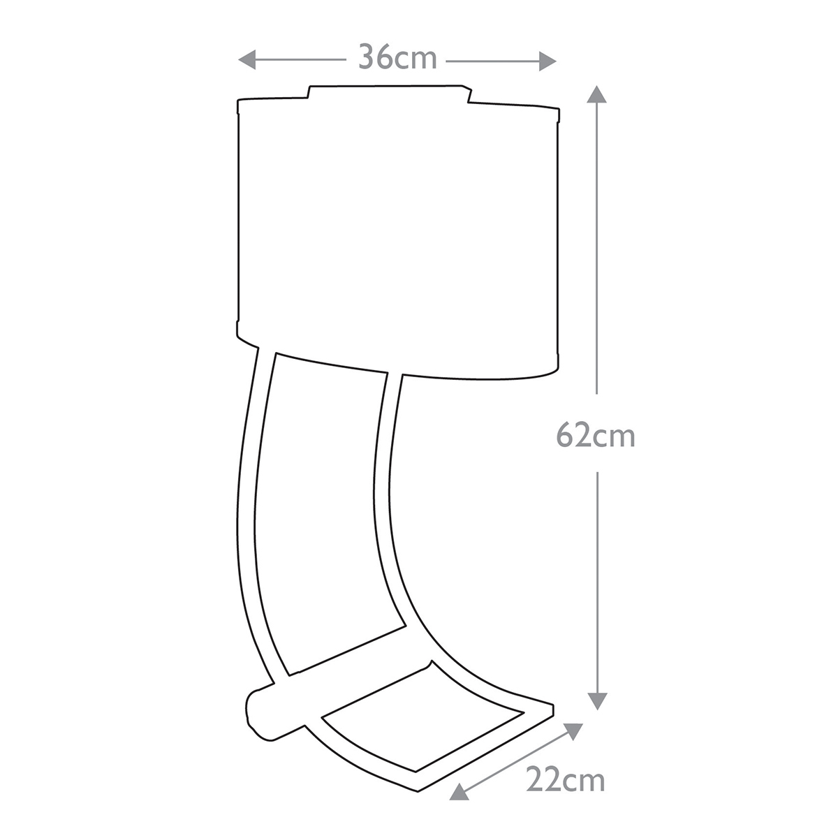 LEX brushed steel FE-LEX-TL-BS Feiss