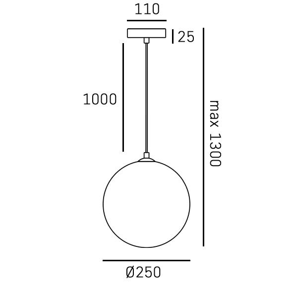 HALE P01494BK Cosmo Light