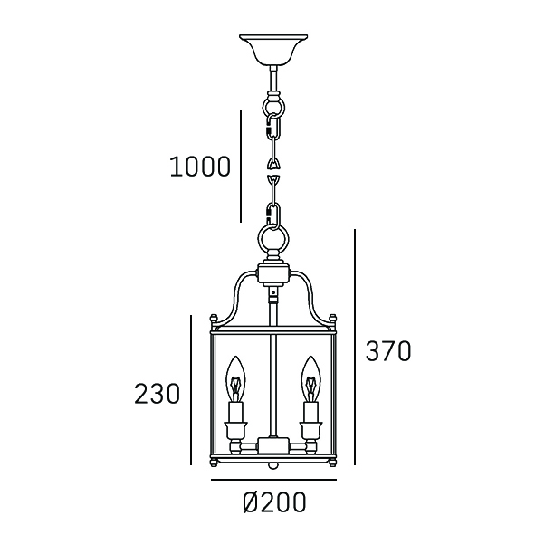 NEW YORK brass P03200BR Cosmo Light