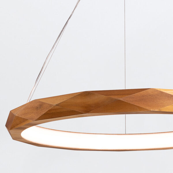 ANGULAR QN-ANGULAR-RING-LED-80-TEAK