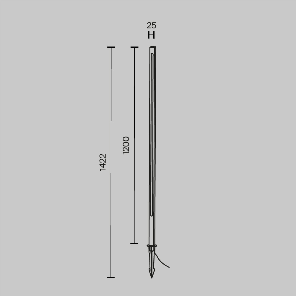 POLE O440FL-L18GF3K Maytoni