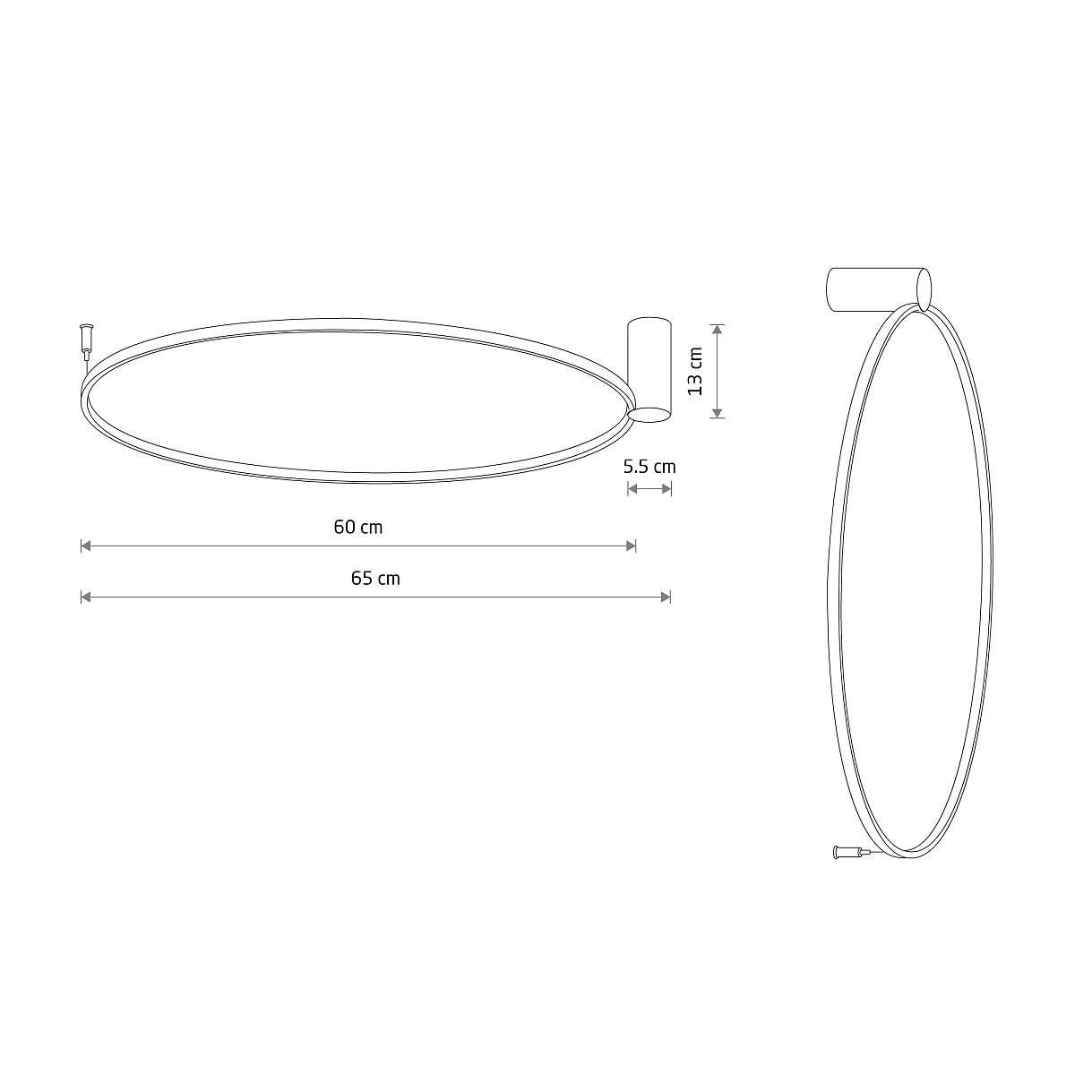 CIRCOLO LED silk olive M 3000K 11402 Nowodvorski Lighting