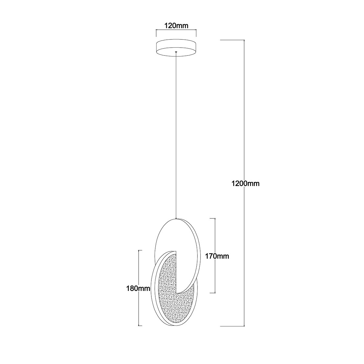 CIRCLO LED CCT chrome LP-1311/1P CH