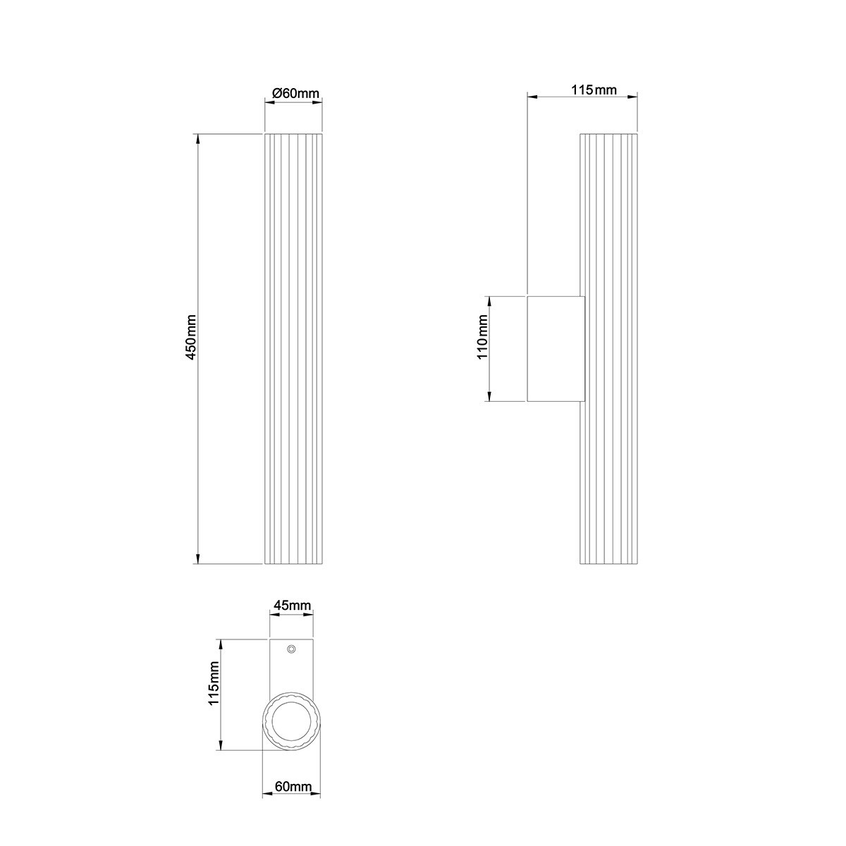 LINEA white 45 LP-0510/1W-45 WH