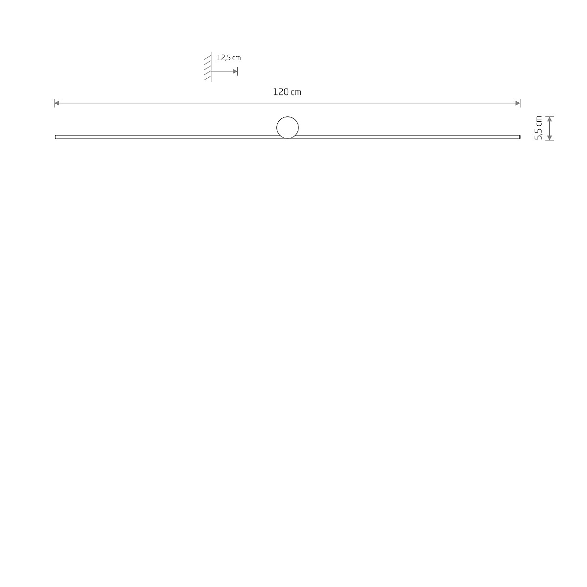 SPIN LED L white 3000K 11585 Nowodvorski Lighting