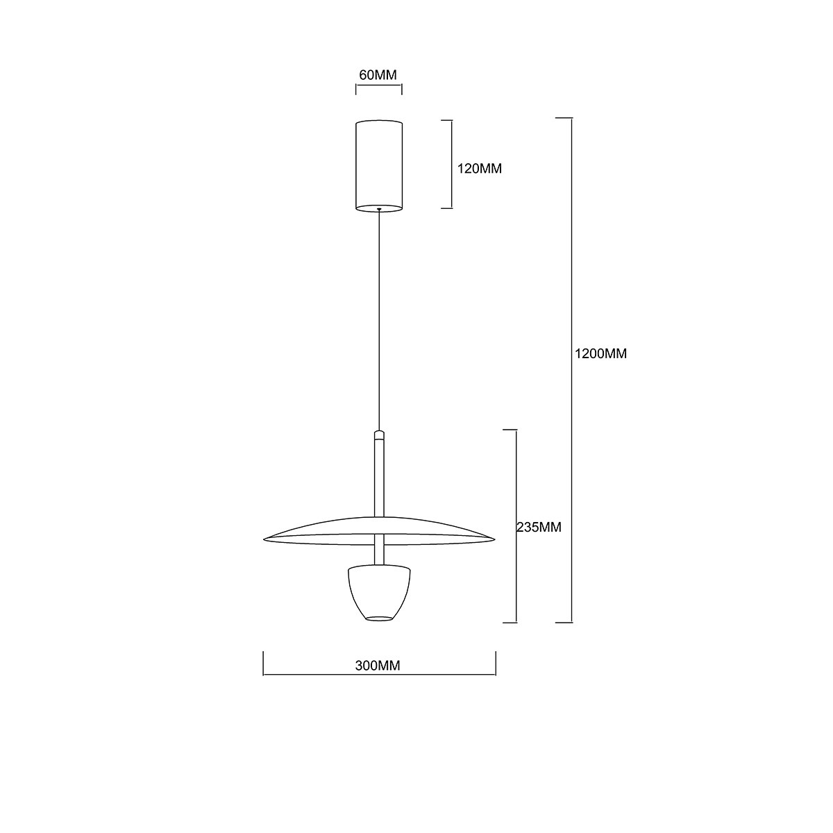 UFO LED S LP-0408/1P S BK