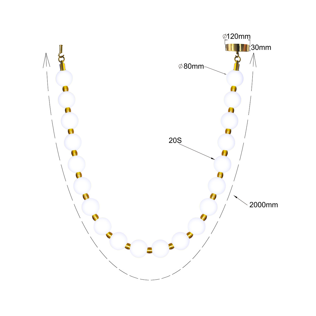 DORADO ROPE 2m LP-002/2M CCT