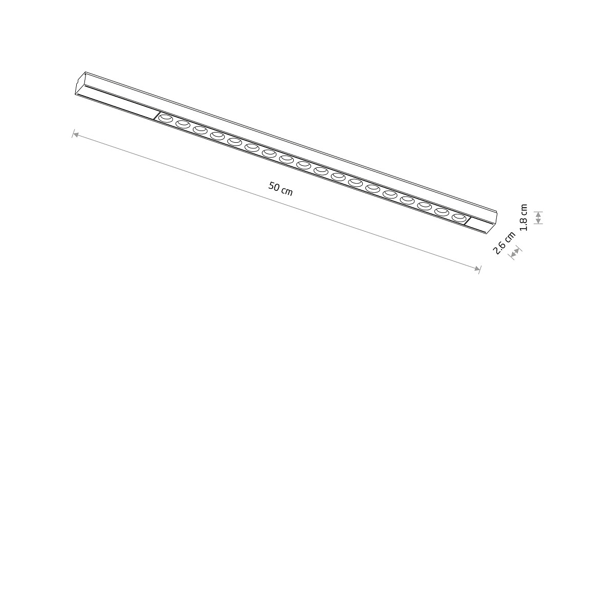 UT-LVM MINI FOCUS LED 18W black 3000K 11306 Nowodvorski Lighting