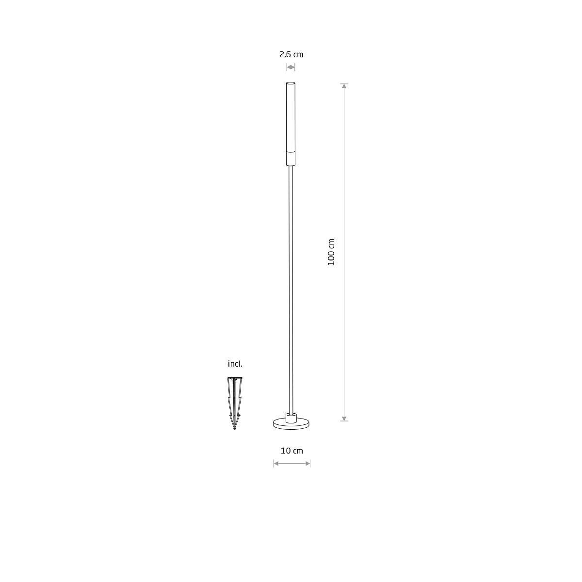 ZOLA LED M black 11545 Nowodvorski Lighting
