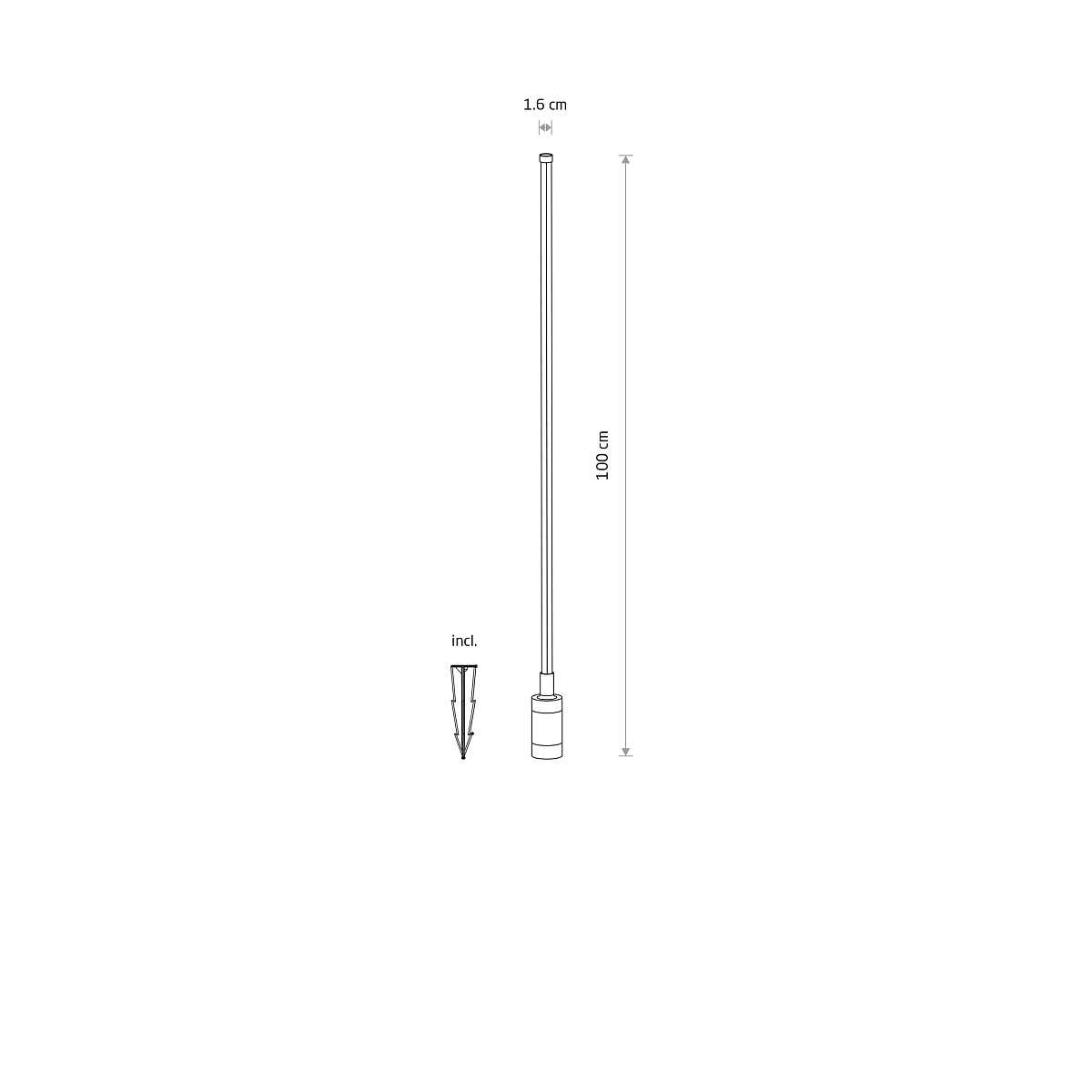 ZURI LED black 11547 Nowodvorski Lighting