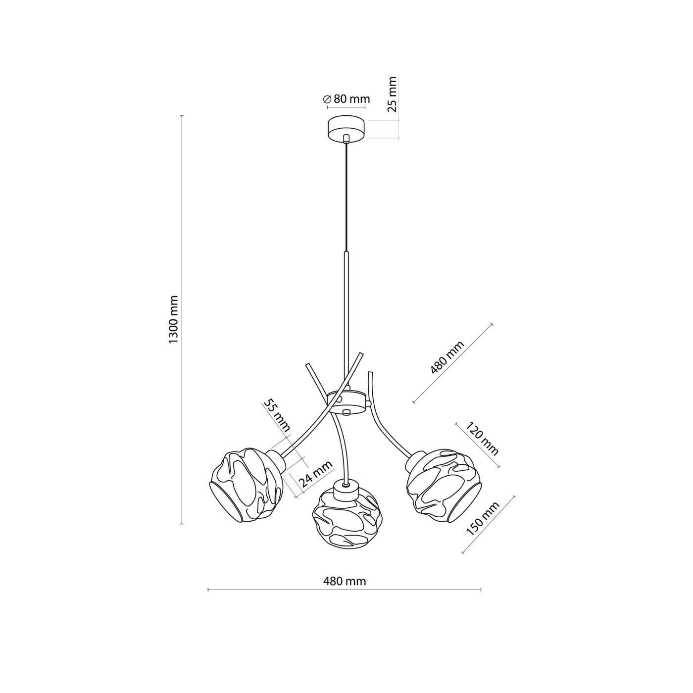 ZULIA III 5748 TK Lighting