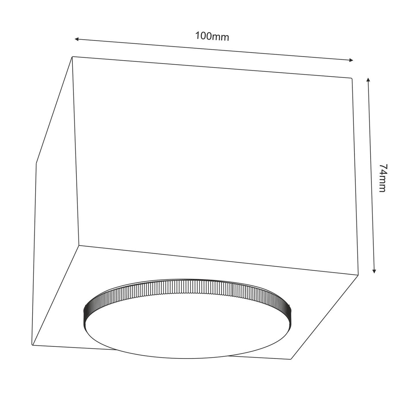 DOWNLIGHT wood 9732 Luminex