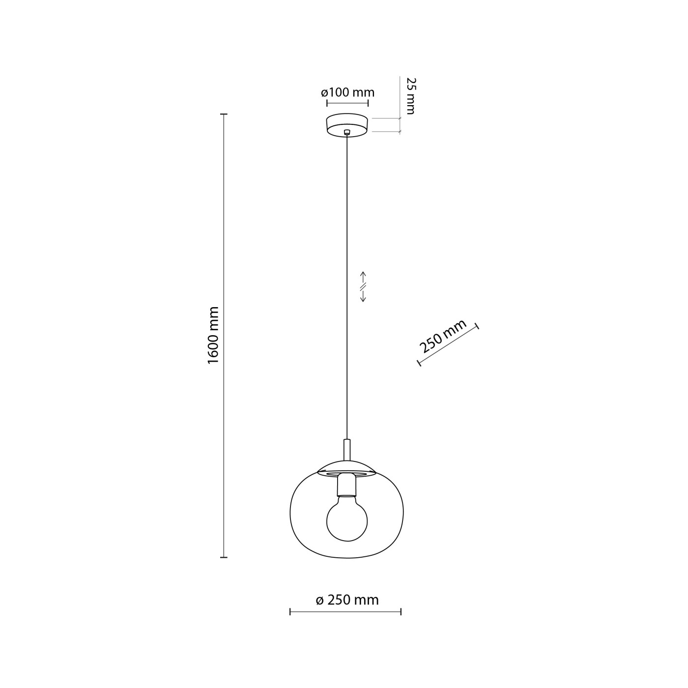 VIBE topaz 25 4676 TK Lighting