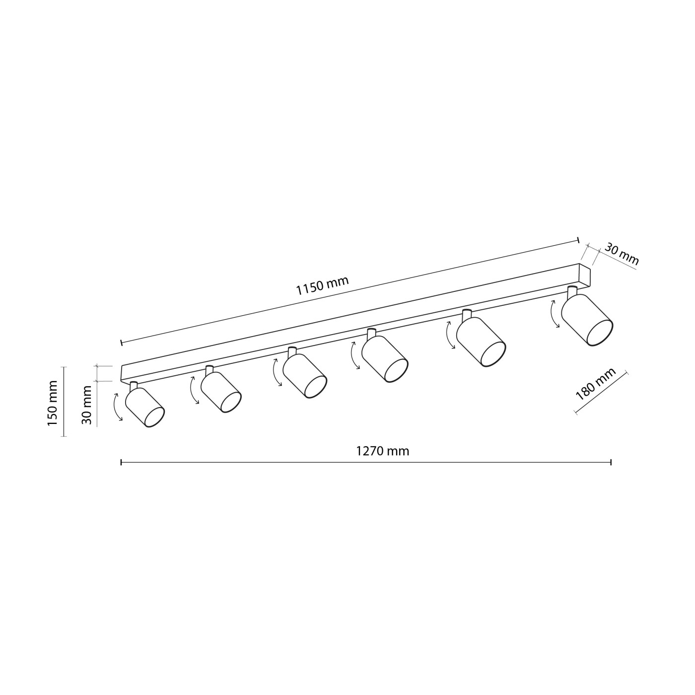 TOP  black VI 6178 TK Lighting