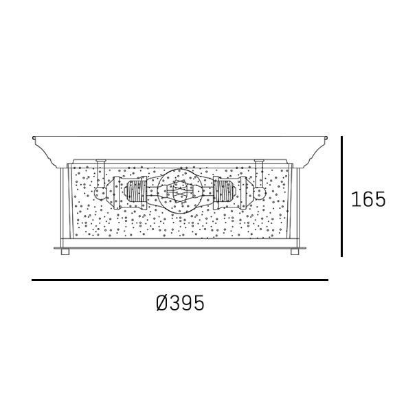 WARWICK brass C03323BR Cosmo Light